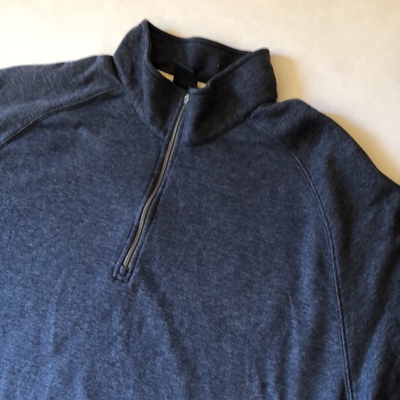 Dunning Golf men's blue 1/4 zip cinch waist pullover szXL - Picture 4 of 10